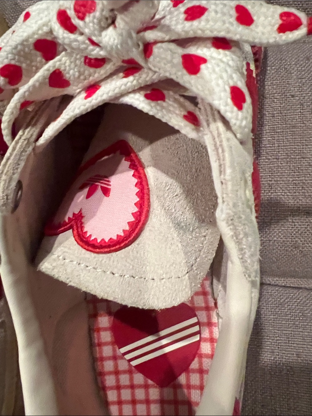 Adidas Handball Spezial valentines heart Sneakers sz 8 - Picture 10 of 12